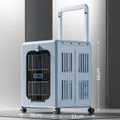 寵物拉桿包 寵物背包 寵物外出包 贈送寵物毛毯 寵物推車貓包外出便攜寵物拉桿箱大容量透氣狗狗行李箱貓咪小推車可摺疊