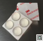 【現貨 免運 可開發票】正品3M自粘球型橡膠腳墊 三元/