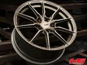 【員林 小茵 輪胎舘】美國品牌 MS正品 MS31 旋壓圈 18吋 5孔車系適用 8.5J 古銅髮絲 (配胎套餐大折扣)