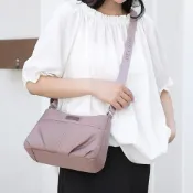 (店+)【LEESA】簡約休閒包\尼龍小包\包包\餃子包\小方包\斜背包\防潑水\簡約百搭\輕便小包\質感包包\禮物