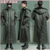可開發票軍綠棉大衣男冬季防水加絨加厚防寒服女超長大衣棉服冬季軍大衣迷彩外套 加厚外套 軍大衣 加絨外套 防寒大衣 防風