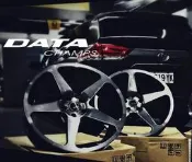 土城輪胎王 DATA 20吋鋁圈 黑底車面 5/114.3