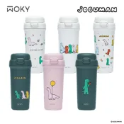 【蝦皮直營】【WOKY 沃廚】JOGUMAN聯名-All-P輕芯鈦瓷雙飲保溫瓶500ml 鈦陶瓷 保溫杯 陶瓷內膽