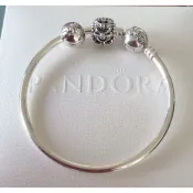 Pandora潘朵拉手環 全新正品 銀飾 蝴蝶結手鍊手環M號17公分 澳洲購入