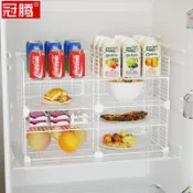 協貿國際日用品生活5館 冰箱里的隔層架分割隔板層通用冷凍層網格收納神器冰柜分類分隔欄