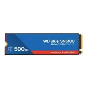 【WD 威騰】WD Blue藍標 SN5100 NVMe SSD 500GB(WDS500G5B0E)