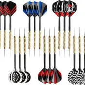 【品質驗證 免運】跨境貨源 tip darts 14克針式飛鏢 飛鏢靶專用 18支塑封袋包裝