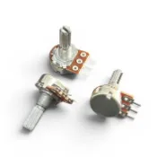 『正典UCHI電子』 可變電阻 電位器 250K B型 單聯 柄長15mm~25mm 碳膜旋鈕可調電阻 台灣現貨