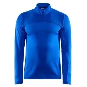 【CRAFT】男 CORE Gain midlayer 長袖拉鍊立領中層衣.排汗衣.休閒運動上衣(1909496-360000 瑞典藍)
