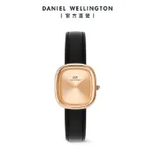 【Daniel Wellington】Margot 摩方黑金皮革手錶 (多款任選)