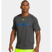  【戶外風】【UNDER ARMOUR】男 HG圓領短袖印花T恤