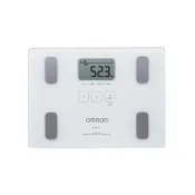 【OMRON 歐姆龍】電子體重計/兩點式體脂計 HBF-212 (白色)