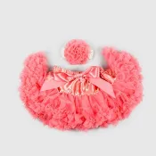 日安朵朵 女嬰童雪紡蓬蓬裙 - 薔薇公主