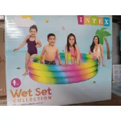 [現貨] INTEX 58449 彩虹三圈水池 游泳池 168cm x 38cm (附修補片) 極速出貨