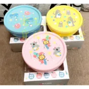 KOM 316不鏽鋼 附湯匙 隔熱碗 兒童碗 兒童餐具 學習碗 飯碗 不鏽鋼碗 附蓋 台灣製 幼稚園 [自由五金]