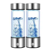 氫水瓶生成器 1件裝 2025W SPE/PEM技術 水電離器，便攜式氫水製造器，3分鐘內改善水質，富含氫氣。