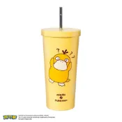 現貨Mister Donut x Pokémon寶可夢聯名系列可達鴨吸管杯700ml