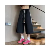 (店+)長褲登山褲韓國大尺碼涼感透氣彈性長褲男寬鬆寬褲錐形直筒牛仔寬褲鬼洗牛仔褲白色長褲迷彩彎刀褲卡其褲男休閒褲工裝褲工作褲 運動褲運動短褲短褲牛仔七分褲褲子