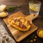 (店+)【金品】個人獨享小披薩/比薩 _培根 (130g/片) 冷凍pizza 牛肉/夏威夷/培根/總匯 氣炸鍋/烤箱/微波