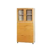 【IHouse】OA 羅伊 鋼木3X6尺書櫃 寬90深48高180cm