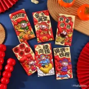 【超前热卖 高品质 强烈推荐】熱賣新款3D紅包創意利是封2025春節迴禮袋新年壓嵗紅包袋蛇年3 SYRY