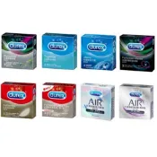Durex 杜蕾斯保險套-3入 激情 AIR 超薄 雙悅 顆粒螺紋 飆風碼 活力 輕柔 幻隱 潤滑 情趣用品