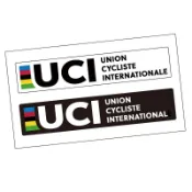 🚲車貼樂園 UCI世界自行車聯盟公路車山地車單車貼紙自行車架前叉頭盔定製 公路自行車車架裝飾貼紙 腳踏車貼紙 車隊貼紙