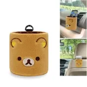 【Rilakkuma 拉拉熊】FACE 冷氣孔/椅背兩用掛袋 (台灣製)