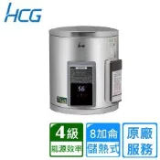 【HCG 和成】壁掛式調溫型貯備型電能熱水器 8加侖 EHN8BA4〈不含安裝〉