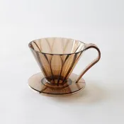 【新品】日本CAFEC Tritan 花瓣濾杯(清澈棕)-共兩款