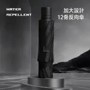 【愛合購】【CityStar】捷果傘12骨加大反向折疊傘 晴雨兩用防曬遮陽 採用12骨加固傘架，結構穩定抗風不