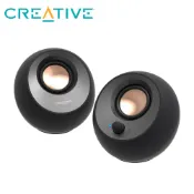 【Creative】Pebble V3 USB-C 藍牙電腦喇叭｜黑色