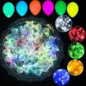 10/20/30 件 LED 氣球燈微型 LED 燈迷你圓形 LED 球燈適用於酒吧燈籠聖誕婚禮派對裝飾