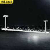 未來屋 【304不鏽鋼防風】晾衣杆 曬衣杆 陽臺晾衣架 固定式晾衣桿 波浪條設計 防風防滑 室外吊座 吊頂安裝 單桿加粗 承重力強 不生鏽耐用