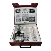 (店+)育德拔罐器組 拔罐槍+拔罐杯15個 可加購延長管 台灣製造 (拔罐組 真空拔罐器 居家養生 中醫保健 推拿整復)