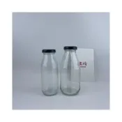 (店+)【Kao jing 高精】蜂蜜罐 牛奶瓶 玻璃瓶 玻璃罐 果汁瓶 飲料瓶 寬口瓶 水瓶 廣口瓶 咖啡瓶 果醬瓶 網紅咖啡廳 外帶瓶