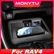 適用Toyota 豐田 RAV4 改裝配件 車用充電器 USB3.0 快充手機充電支架適配器 2019-2025