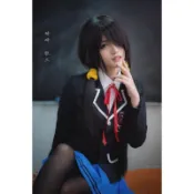 台灣免運🎀 cosplay 約會大作戰 時崎狂三 夜刀神十香COS服裝 校服 制服 約會大作戰cos