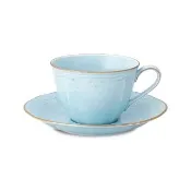 【NORITAKE】新芽-咖啡單客杯_早晨藍(可微波 精緻禮盒)