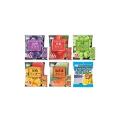 (店+)+爆買日本+橫尾 YOKOO 水果風味蒟蒻果凍 18個入 青森蘋果/山梨葡萄/長野麝香葡萄/鹽檸檬 乳酸菌 擠壓式果凍