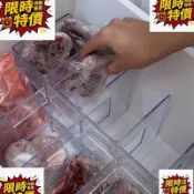 臺灣出貨瑤瑤sanye精選🩷冰箱收納整理神器雪糕隔斷內置隔板架分層板冷凍室冷藏分隔置物架