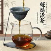 🌞好貨優選🌞泡茶神器專用小青柑茶漏公道杯套裝茶濾網超細無孔過濾無渣茶漏