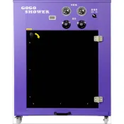 Gogoshower【中型雙馬達】除菌寵物烘毛箱紫蘿蘭 全台唯一通過國家安全認證 柯基米克斯等中型犬適用－刷卡24期0利