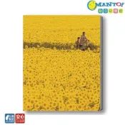 (店+)【Manto】向日葵．回憶-台灣製DIY數字油畫|超取專用大小