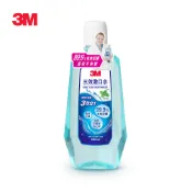 【蝦皮直營】3M 3效漱口水促銷包(薄荷口味) (2瓶裝) 500ml/120ml 潔牙