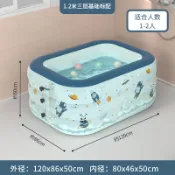 木語家居 泳池 充氣泳池 充氣游泳池兒童小孩泳池家用成人兒童戲水池小孩游泳水桶【MJ23652】
