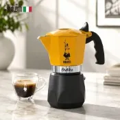 【Bialetti 比亞樂堤】極厚鑽石加壓摩卡壺BRIKKA-4杯份-公司貨(crema醇香/免插電/原廠保固2年)