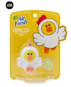 旺旺香氛小屋 【LINE Friedns】車用芳香/車用/熊大/韓國/CAR AIR FRESHENER/新款叢林版/恐龍熊大/公雞莎莉/粉紅豬熊大｜迷人香氛◆全館現貨快出｜夏季推薦⚡專櫃 品牌香氛