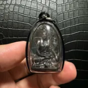 HANUMAN泰國佛牌 龍波丙 2553 古法倒模 59靈派粉 坤平古曼童 立尊 第一期 五寶銅合金烤黑處理 銅符管版