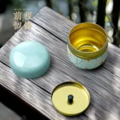 🔥台灣熱賣/免運🔥精緻花茶茶葉罐鐵罐一兩二兩裝紅茶綠茶小青柑茶葉包裝定製空罐子